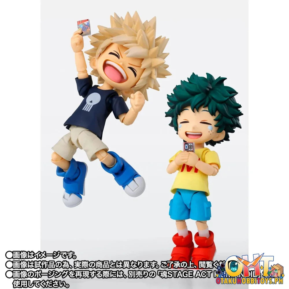 Bandai My Hero Academia S.H.Figuarts IZUKU MIDORIYA & KATSUKI BAKUGO-Childhood set- - Articulated Figure