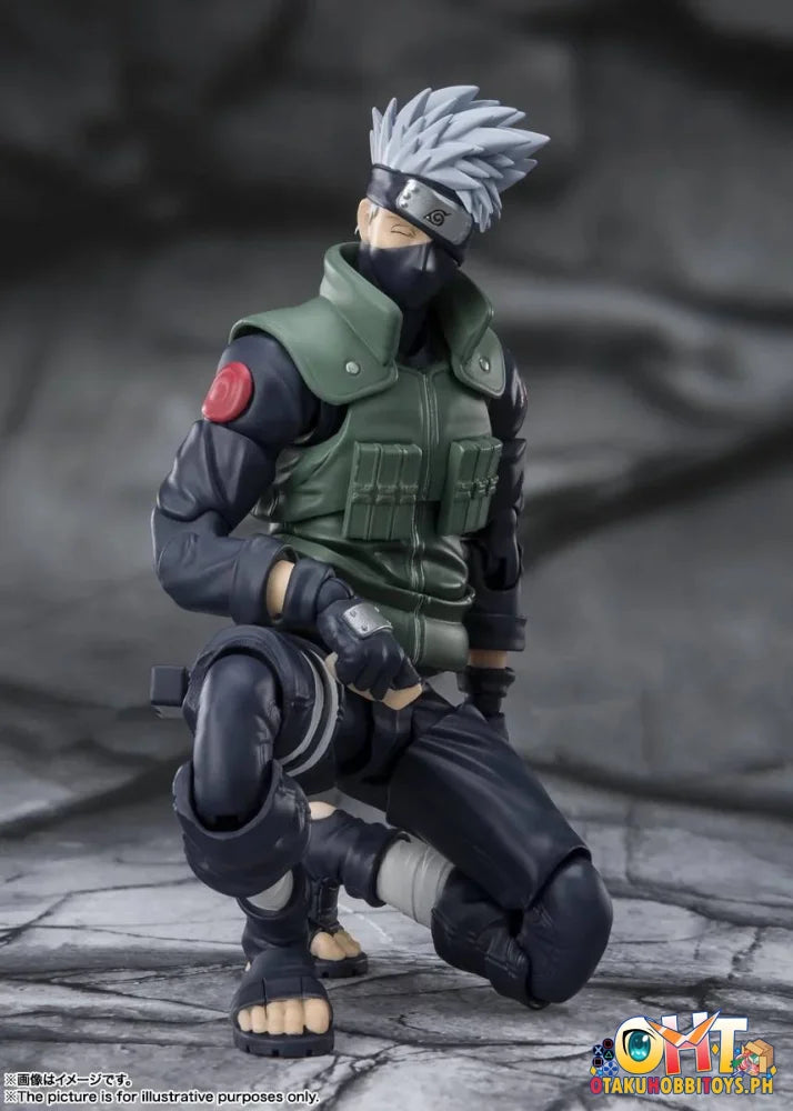 Bandai NARUTO S.h.figuarts Kakashi Hatake -the Famed Sharingan Hero- - Articulated Figure