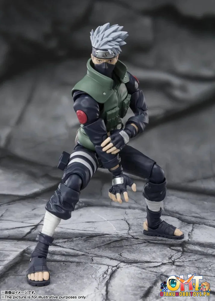 Bandai NARUTO S.h.figuarts Kakashi Hatake -the Famed Sharingan Hero- - Articulated Figure