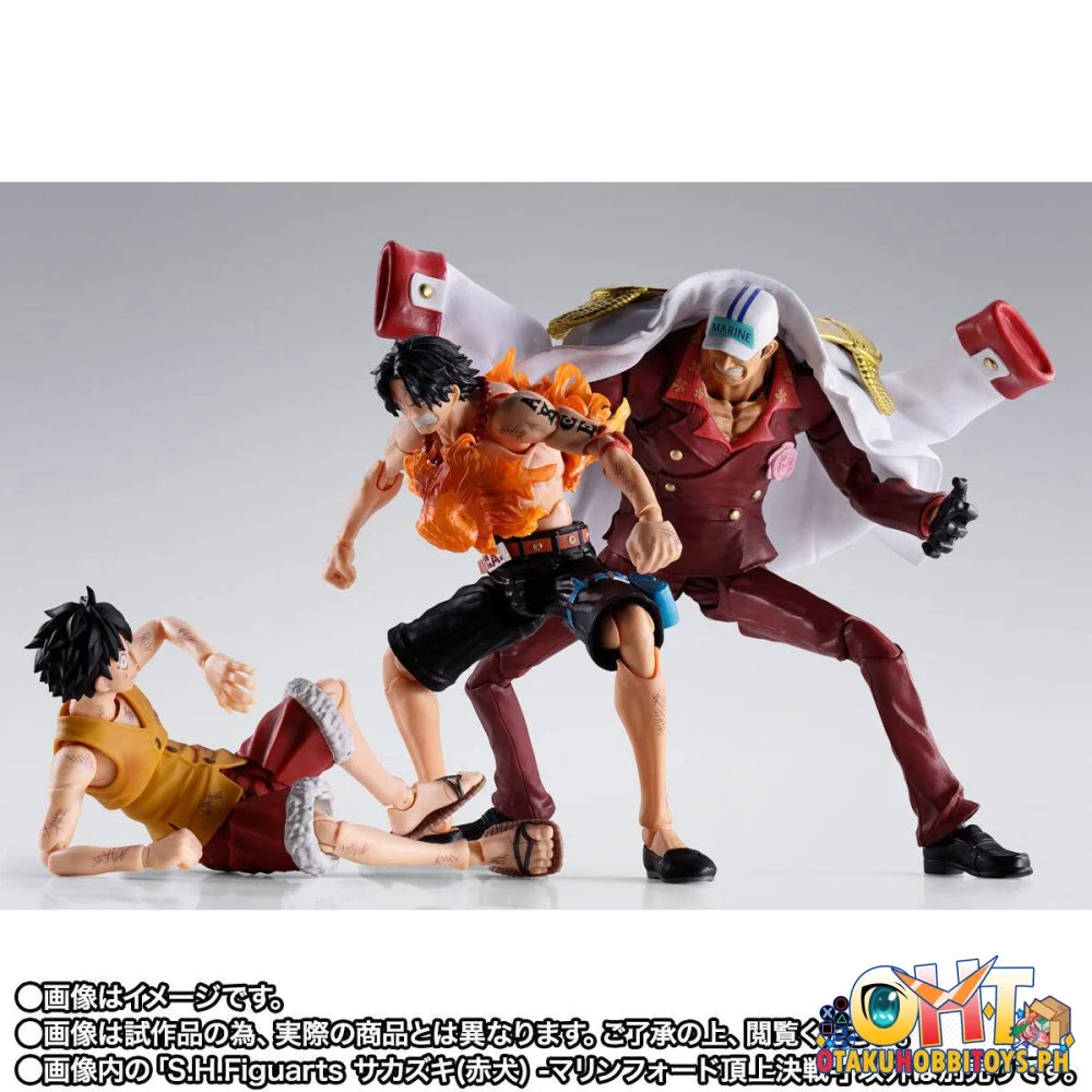 Bandai ONE PIECE S.H.Figuarts SAKAZUKI(Akainu) -MARINEFORD- - Articulated Figure