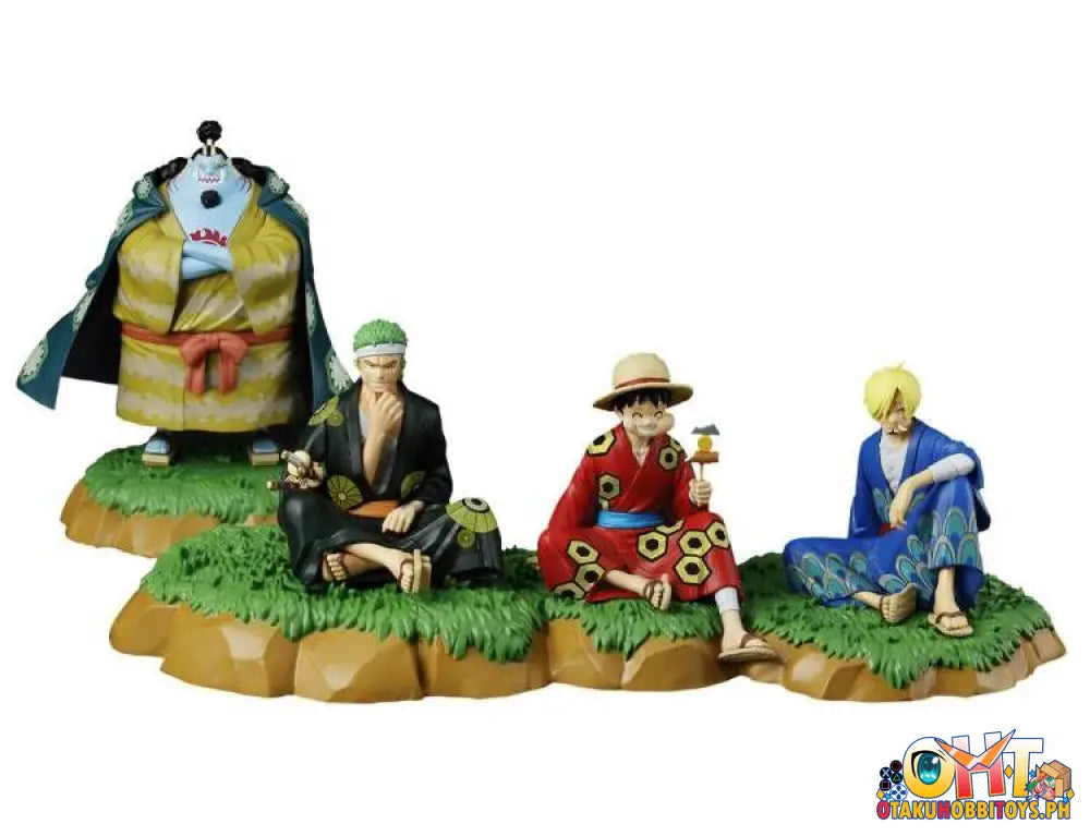 Bandai One Piece Suwarasetai Wano Kuni Closing Party Set [Set Of 4] Trading Figure