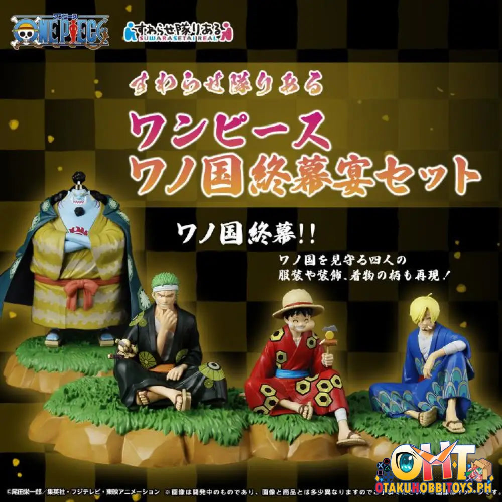 Bandai One Piece Suwarasetai Wano Kuni Closing Party Set [Set Of 4] Trading Figure