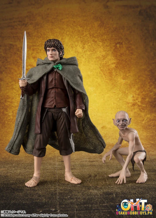 Bandai S.h.figuarts Frodo Baggins & Gollum (The Lord Of The Rings: Fellowship Ring) Scale Figure