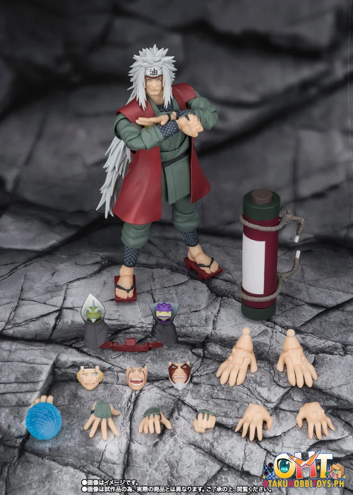 Bandai S.H.Figuarts JIRAIYA -Hidden Leaf Heroic Master Sage- (Sage Mode Set) Articulated Figure