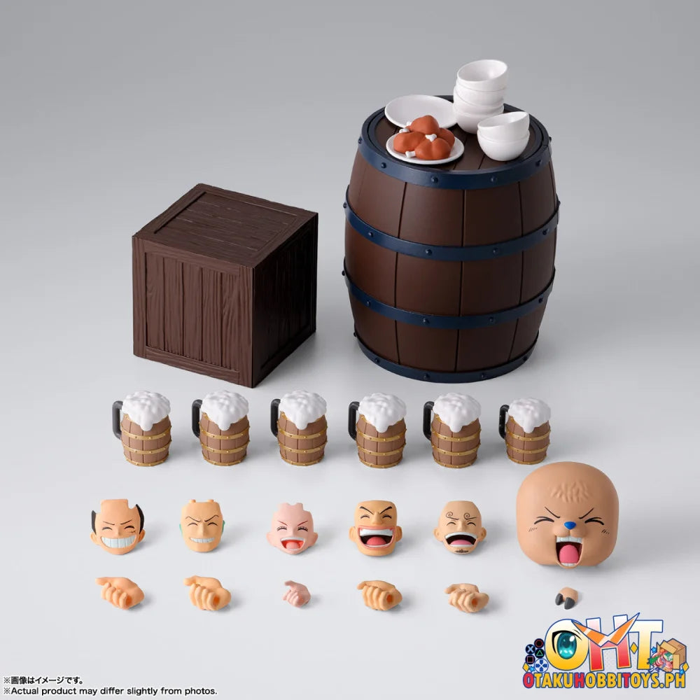 Bandai S.h.figuarts Party Set -the Straw Hat Crew- Articulated Figure