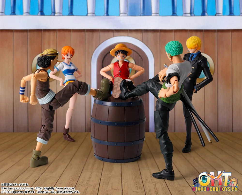 Bandai S.h.figuarts Party Set -the Straw Hat Crew- Articulated Figure