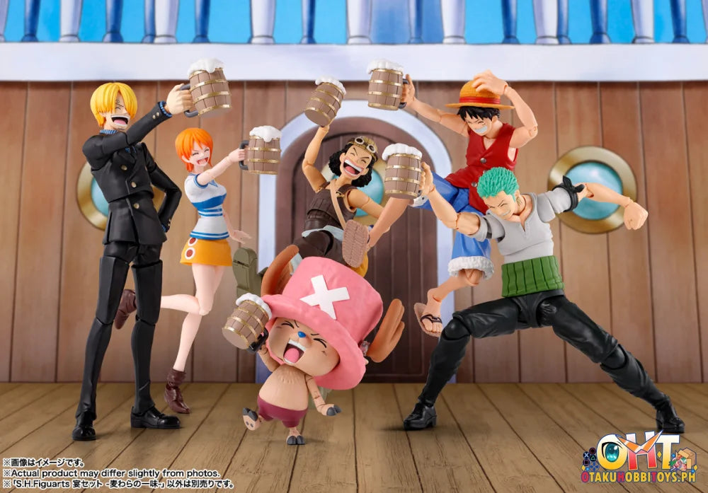 Bandai S.h.figuarts Party Set -the Straw Hat Crew- Articulated Figure