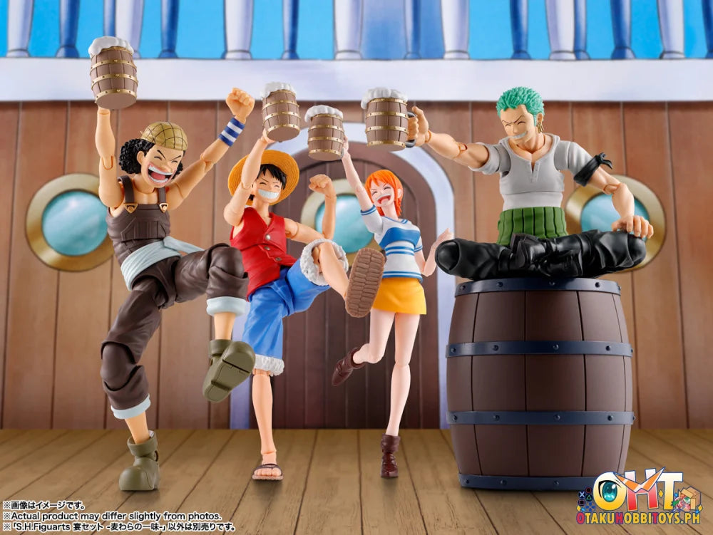 Bandai S.h.figuarts Party Set -the Straw Hat Crew- Articulated Figure
