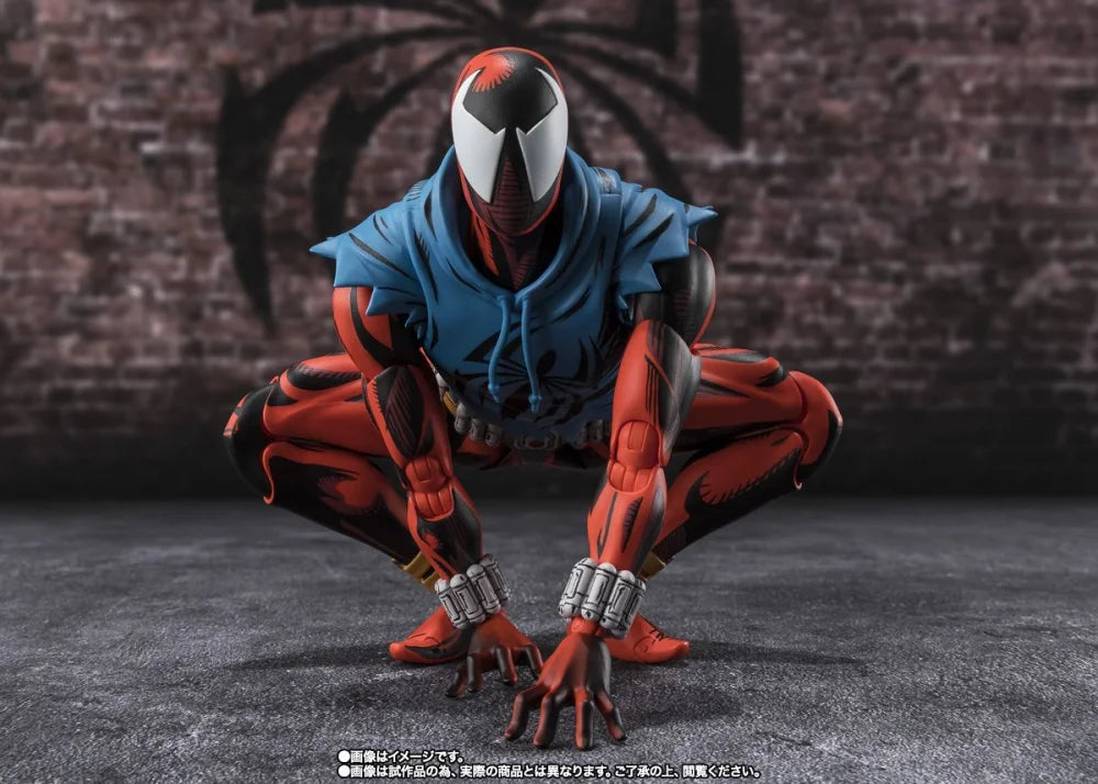 Bandai S.H.Figuarts SCARLET SPIDER (Spider-Man: Across the Spider-Verse) Articulated Figure