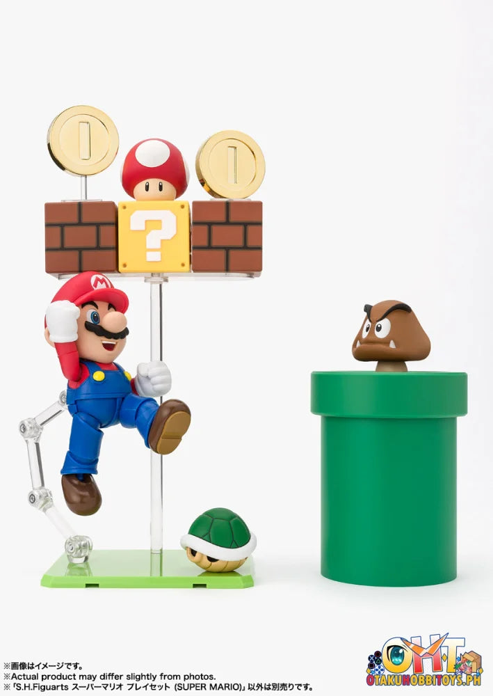 Bandai S.H.Figuarts SUPER MARIO PLAYSET (SUPER MARIO) Articulated Figure