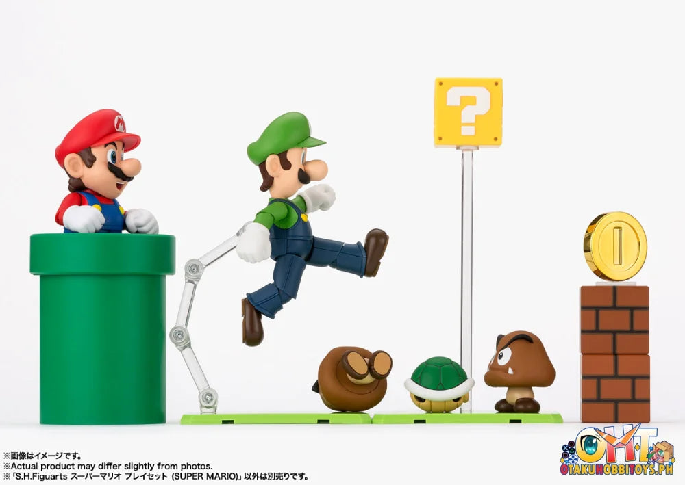 Bandai S.H.Figuarts SUPER MARIO PLAYSET (SUPER MARIO) Articulated Figure