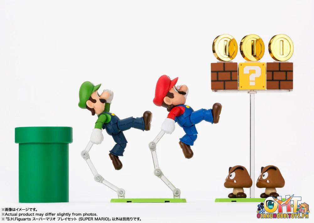 Bandai S.H.Figuarts SUPER MARIO PLAYSET (SUPER MARIO) Articulated Figure
