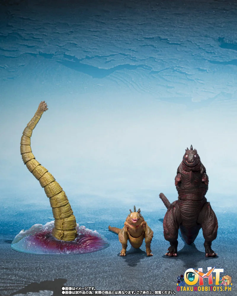 Bandai S.H.MonsterArts GODZILLA [2016] THE SECOND FORM & THIRD FORM & GIANT UNIDENTIFIED CREATURE SET Articulated Figure