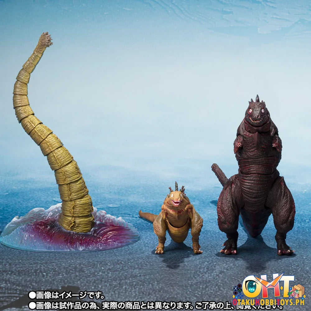 Bandai S.H.MonsterArts GODZILLA [2016] THE SECOND FORM & THIRD FORM & GIANT UNIDENTIFIED CREATURE SET Articulated Figure