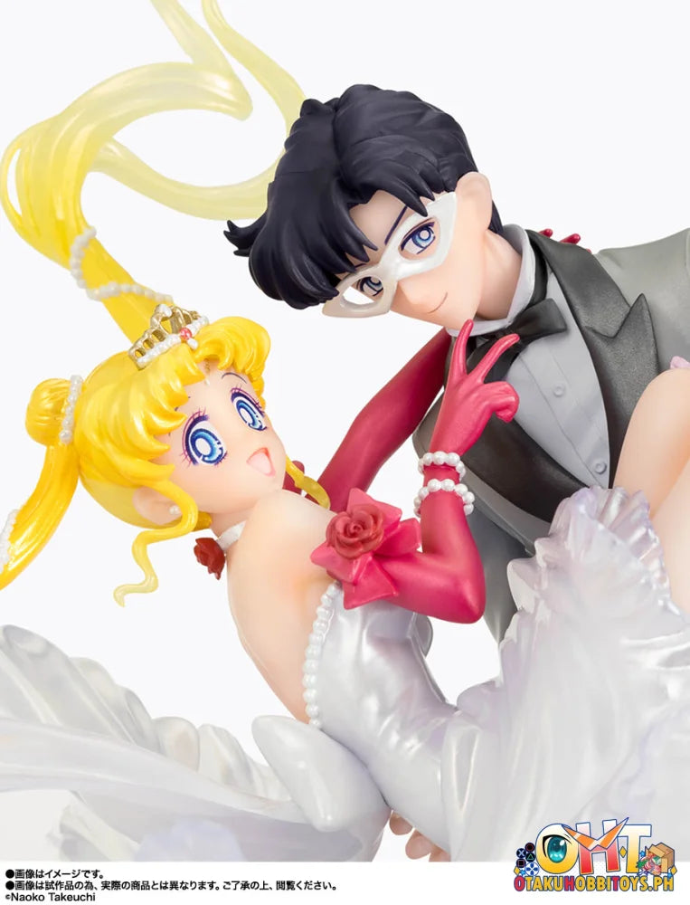 Bandai Sailor Moon Series Figuarts Zero chouette chouette USAGI & TUXEDO MASK [Moonlight Glow Edition] + item B