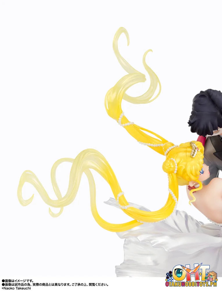 Bandai Sailor Moon Series Figuarts Zero chouette chouette USAGI & TUXEDO MASK [Moonlight Glow Edition] + item B