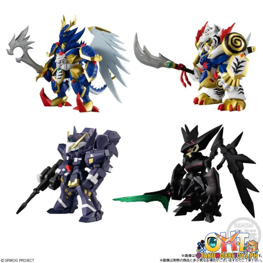 Bandai Super Robot Wars Og: Original Generations Collection 03 W/O Gum [Box Of 4] Trading Figure