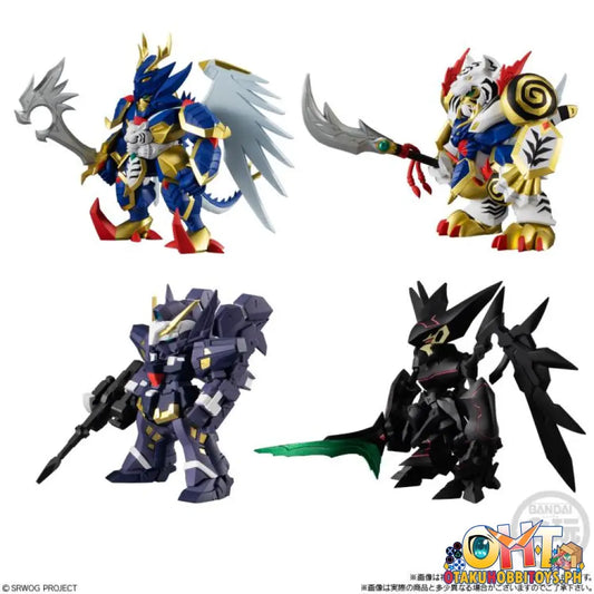 Bandai Super Robot Wars Og: Original Generations Collection 03 W/O Gum [Box Of 4] Trading Figure