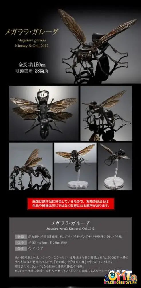 Bandai The Diversity Of Life On Earth Advanced Wasp Vol.2 Display Stand Set Trading Figure