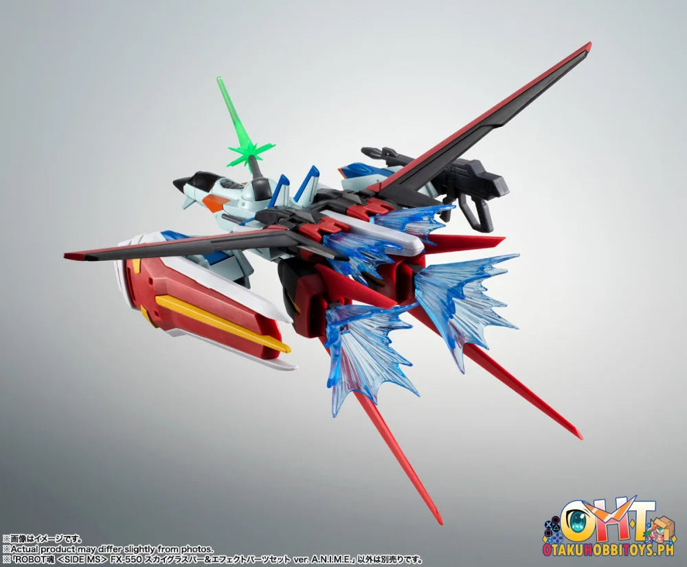 Bandai The Robot Spirits Fx-550 Skygrasper & Effect Parts Set Ver. A.n.i.m.e. Articulate Figure