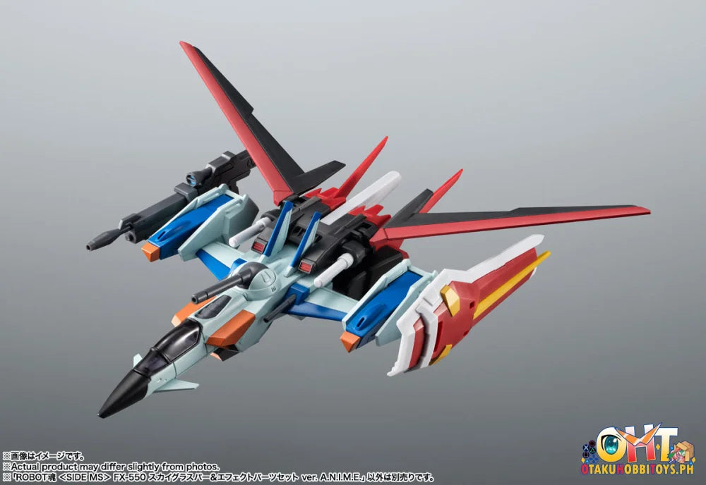 Bandai The Robot Spirits Fx-550 Skygrasper & Effect Parts Set Ver. A.n.i.m.e. Articulate Figure