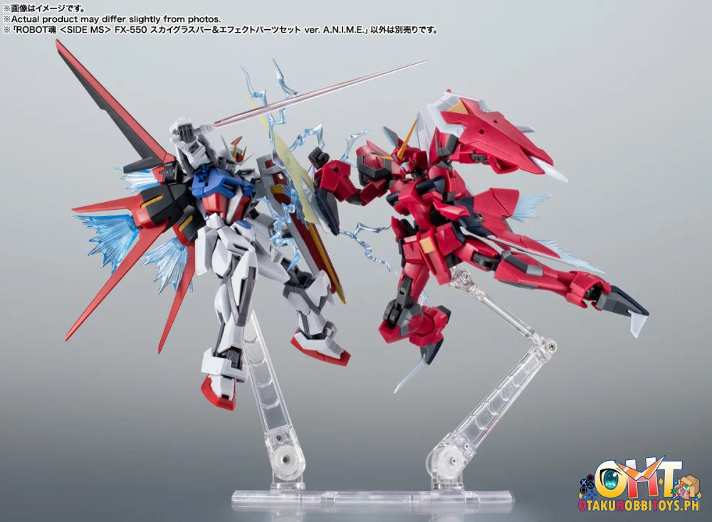 Bandai The Robot Spirits Fx-550 Skygrasper & Effect Parts Set Ver. A.n.i.m.e. Articulate Figure