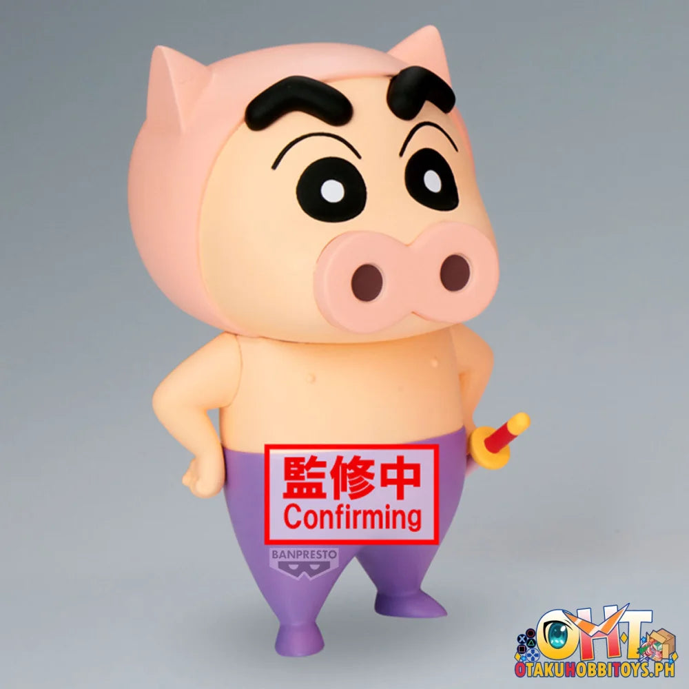Banpresto Crayon Shinchan Cosplay Shinchan Figure-buriburizaemon Shinchan&waniyamasan Shinchan-(a:buriburizaemon
