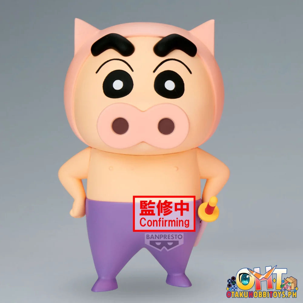 Banpresto Crayon Shinchan Cosplay Shinchan Figure-buriburizaemon Shinchan&waniyamasan Shinchan-(a:buriburizaemon