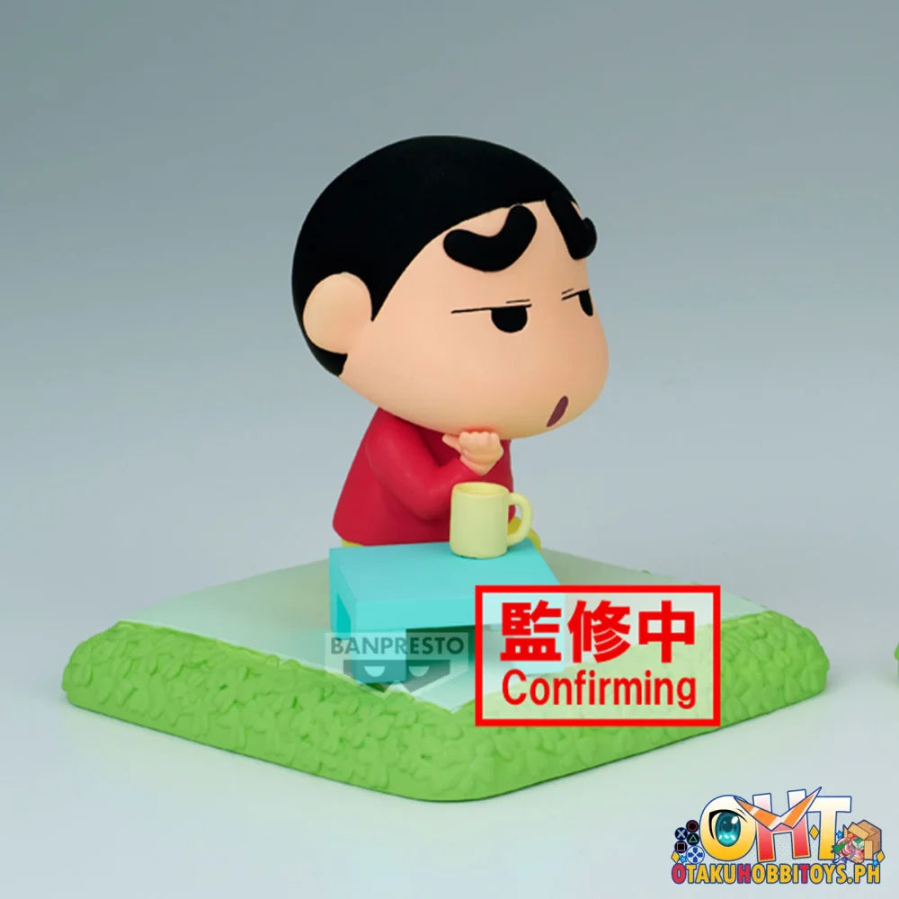 Banpresto Crayon Shinchan Nakayoshi Memories-play House-with Kazama-kun(a:shinnosuke) Prize Figure