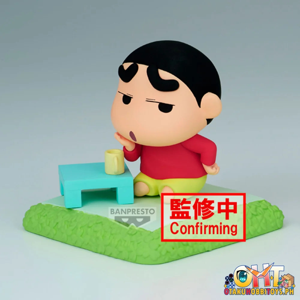 Banpresto Crayon Shinchan Nakayoshi Memories-play House-with Kazama-kun(a:shinnosuke) Prize Figure