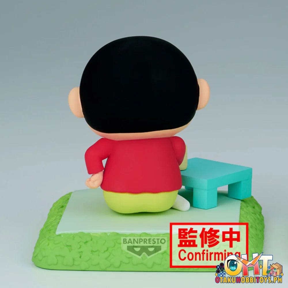 Banpresto Crayon Shinchan Nakayoshi Memories-play House-with Kazama-kun(a:shinnosuke) Prize Figure