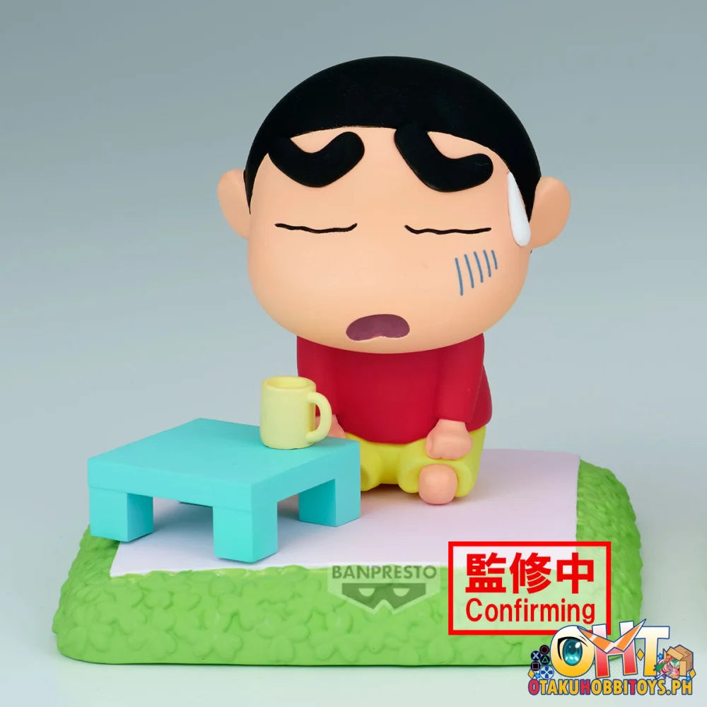 Banpresto Crayon Shinchan Nakayoshi Memories-play House-with Nene-chan(a:shinnosuke) Prize Figure