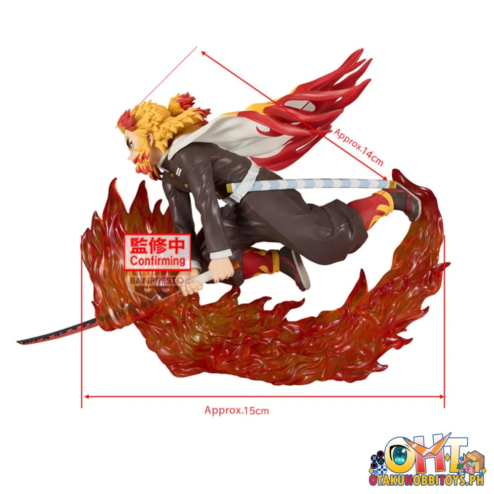 Banpresto Demon Slayer: Kimetsu No Yaiba Vibration Stars Plus-Kyojuro Rengoku- Prize Figure