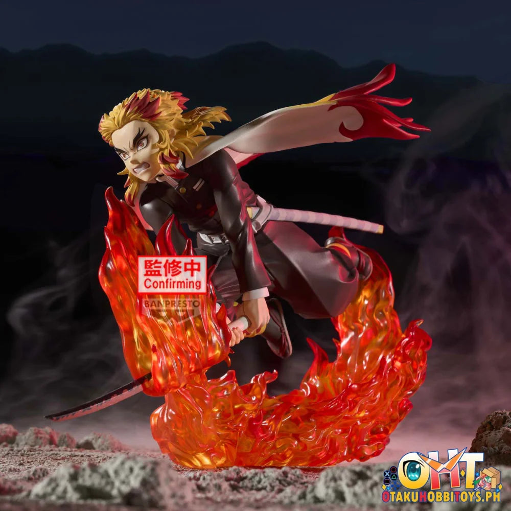 Banpresto Demon Slayer: Kimetsu No Yaiba Vibration Stars Plus-Kyojuro Rengoku- Prize Figure