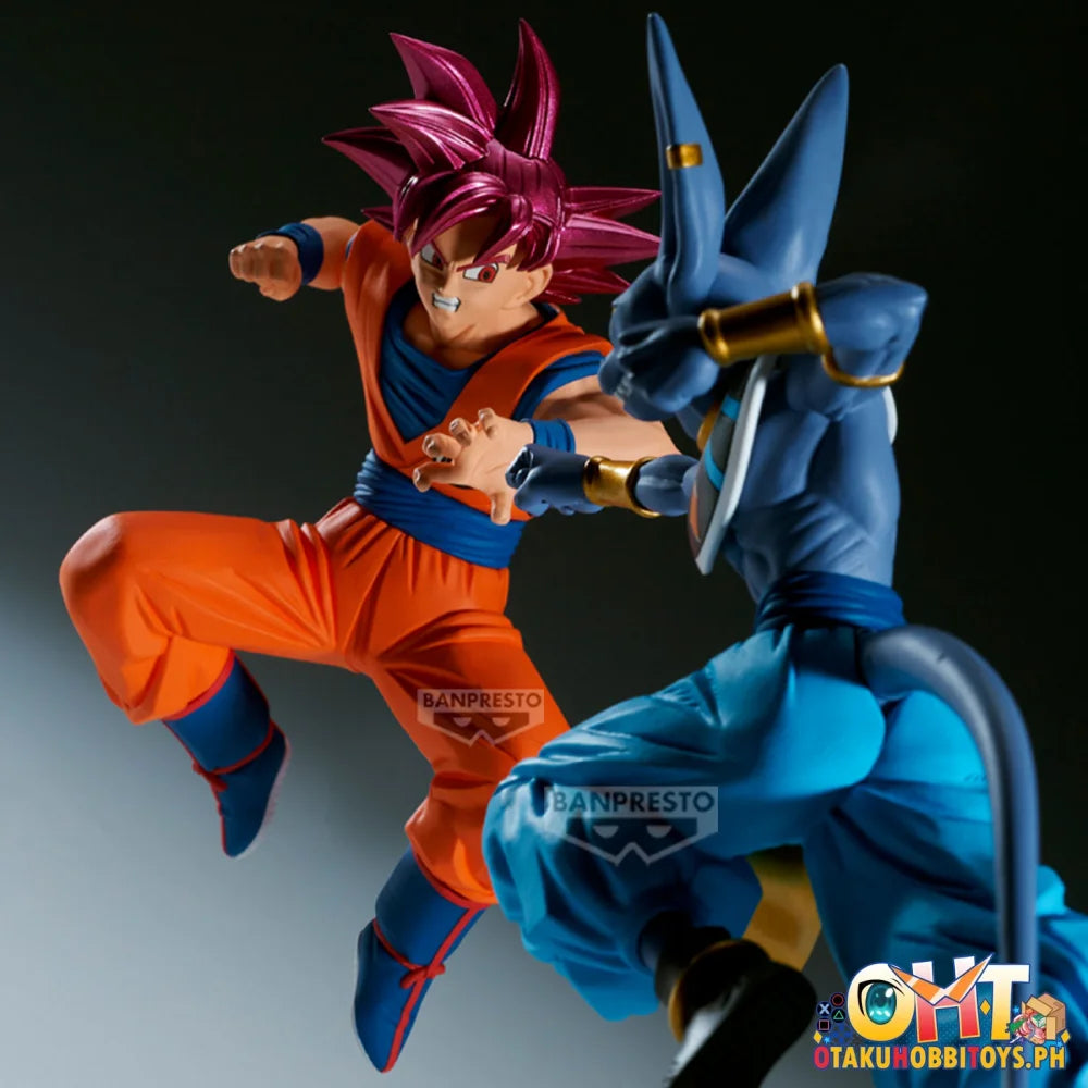 Banpresto Dragon Ball Super Match Makers Beerus(Vs Saiyan God Son Goku) Prize Figure
