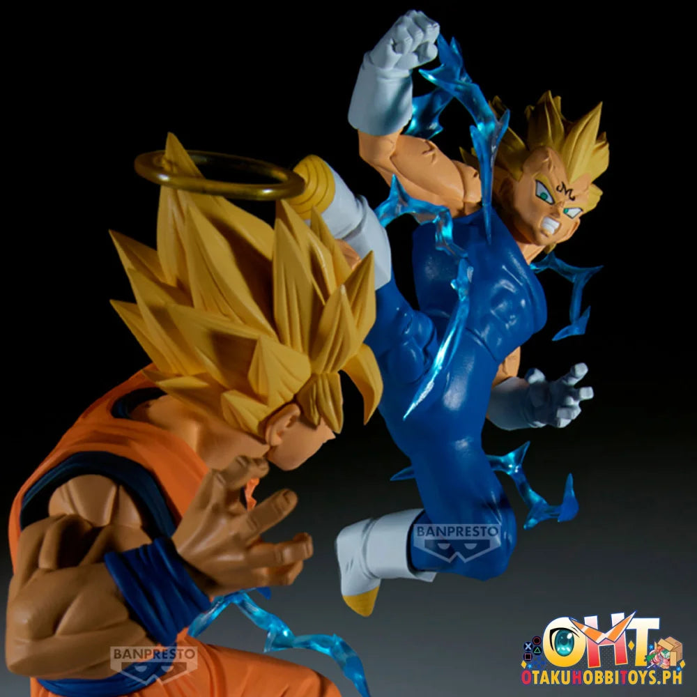 Banpresto Dragon Ball Z Match Makers Majin Vegeta (vs Super Saiyan 2 Son Goku) Prize Figure