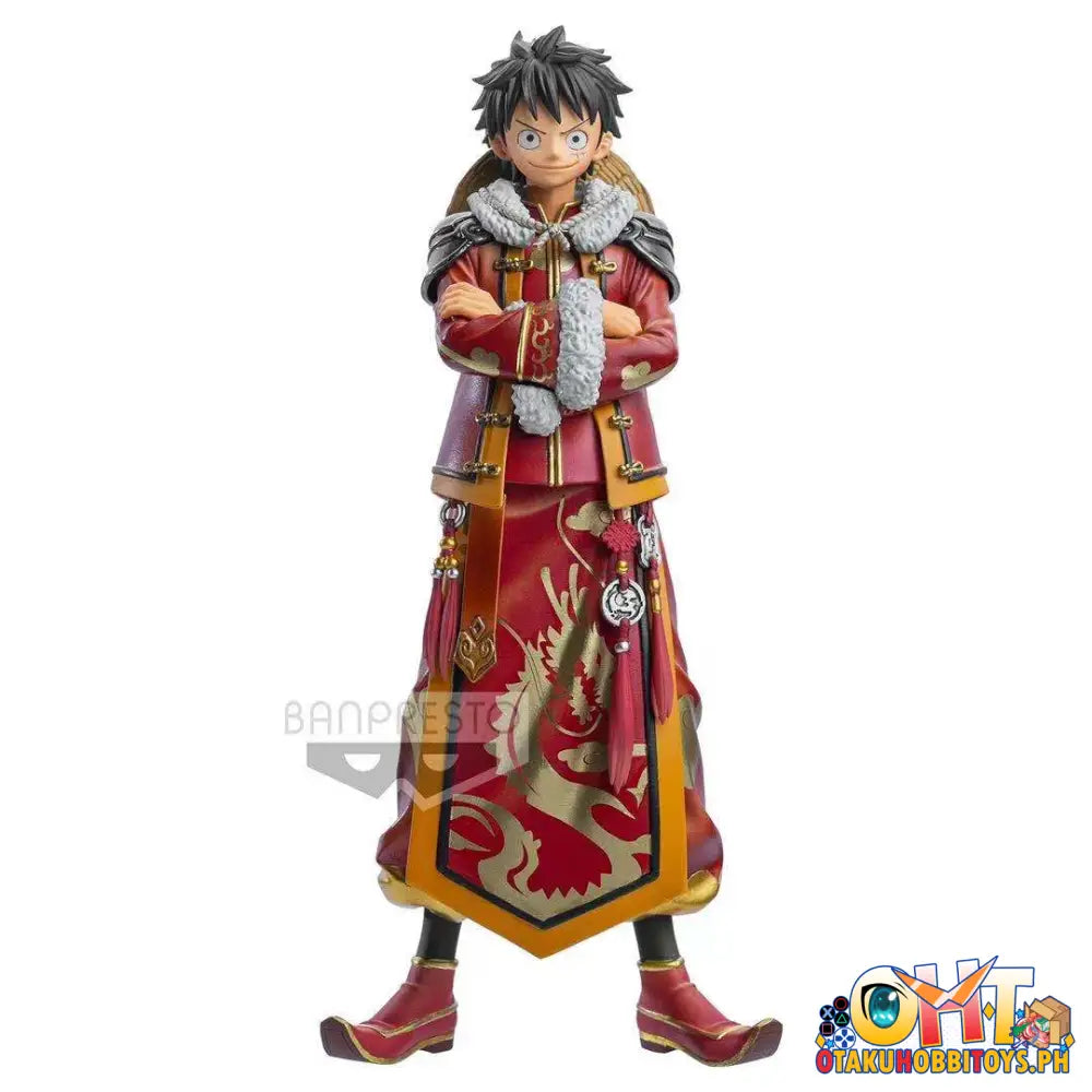 Banpresto Dxf Figure The Grandline Men Monkey D. Luffy Chinese Style - One Piece: Set Sail Prize