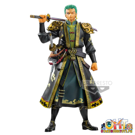 Banpresto Dxf Figure The Grandline Men Roronoa Zoro Chinese Style - One Piece: Set Sail Prize