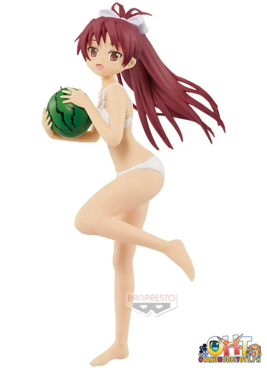 Banpresto Exq Figure Sakura Kyouko Swimsuit Ver. - Puella Magi Madoka Magica The Movie Part Iii