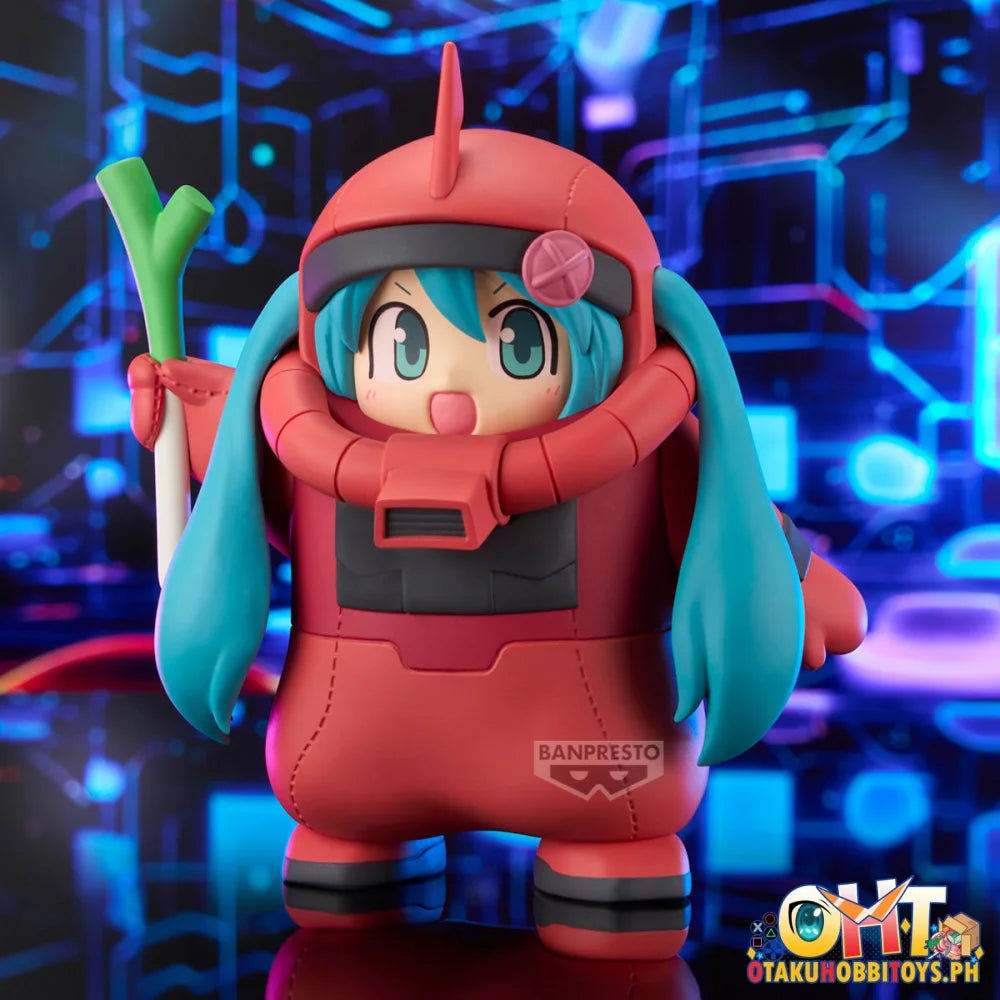Banpresto Gundam 45th×hatsune Miku Figure Char’s Zaku Costume [hatsune Miku Ver.] Prize Figure