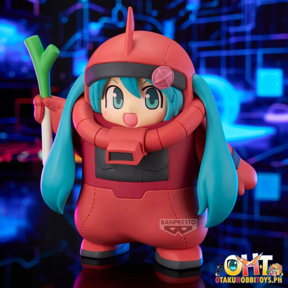 Banpresto Gundam 45th×hatsune Miku Figure Char’s Zaku Costume [hatsune Miku Ver.] Prize Figure