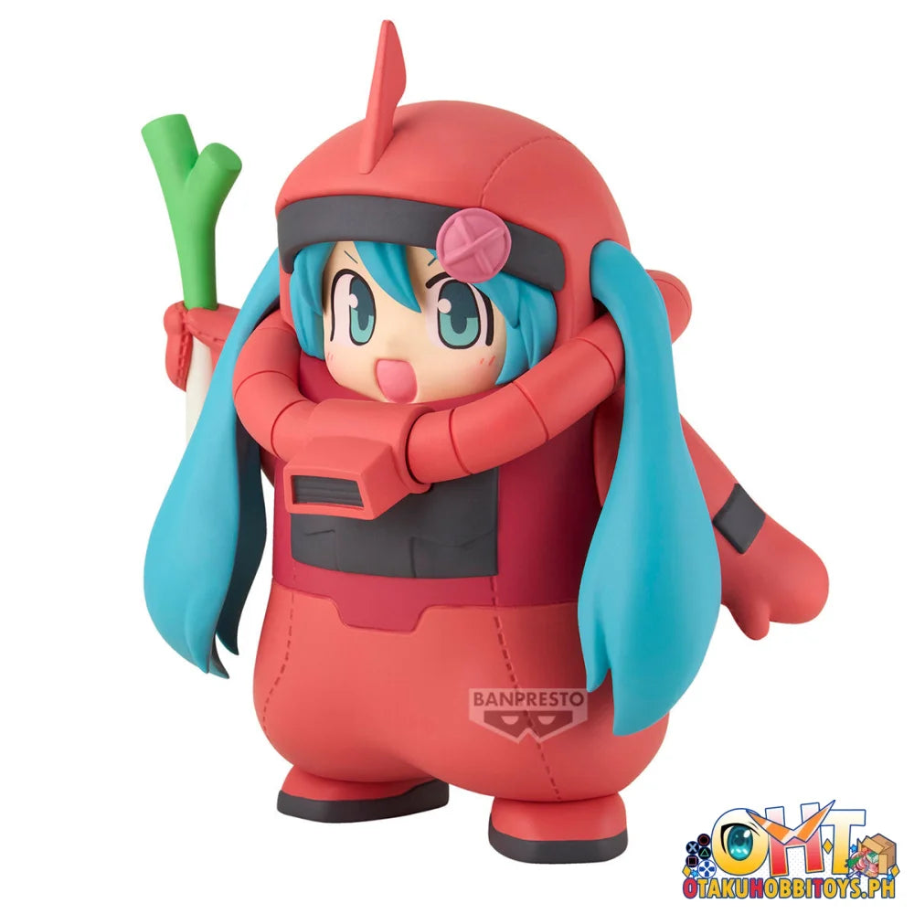 Banpresto Gundam 45th×hatsune Miku Figure Char’s Zaku Costume [hatsune Miku Ver.] Prize Figure
