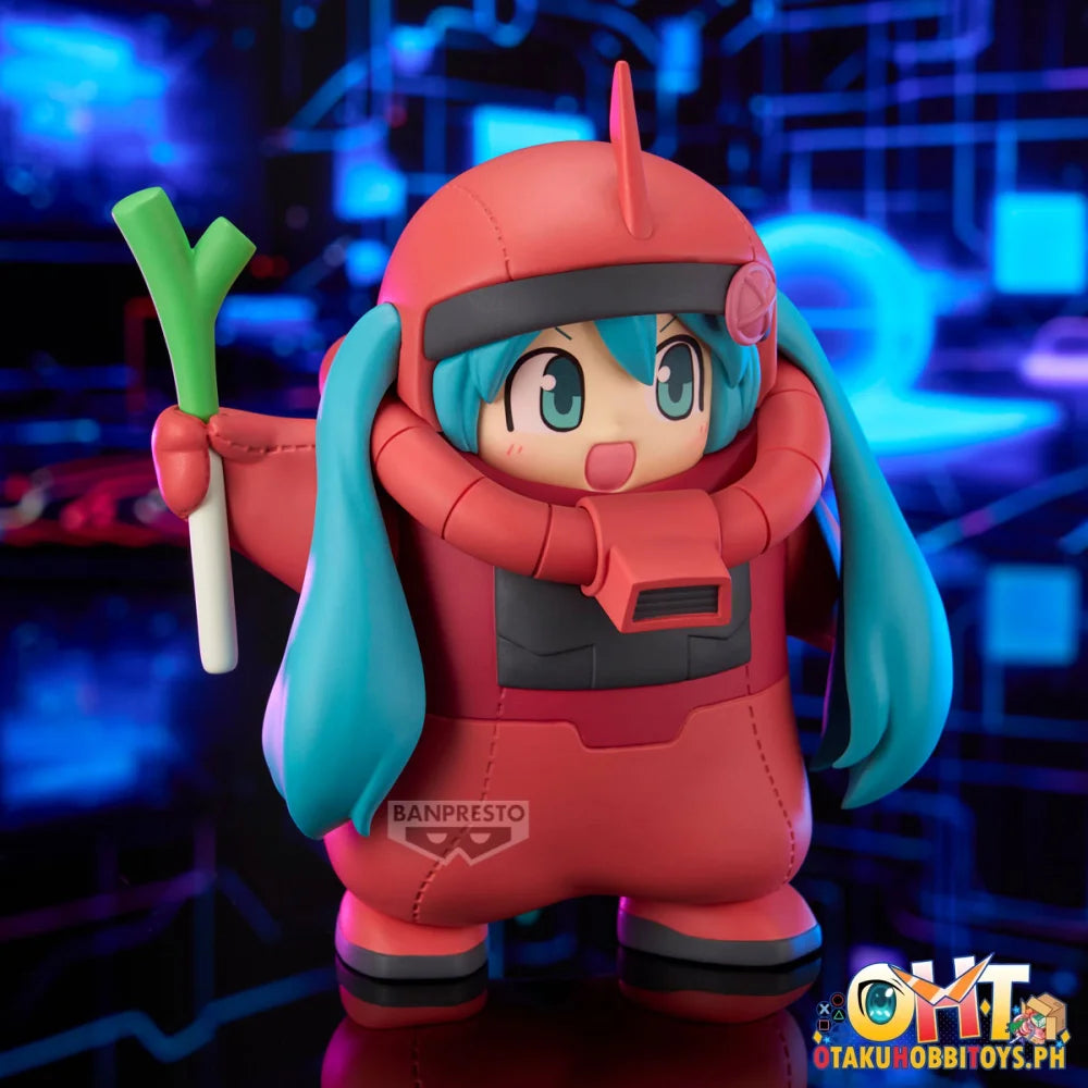 Banpresto Gundam 45th×hatsune Miku Figure Char’s Zaku Costume [hatsune Miku Ver.] Prize Figure