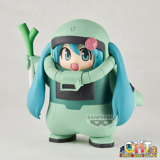 Banpresto Gundam 45th×hatsune Miku Figure Zaku Costume [hatsune Miku Ver.] Prize Figure