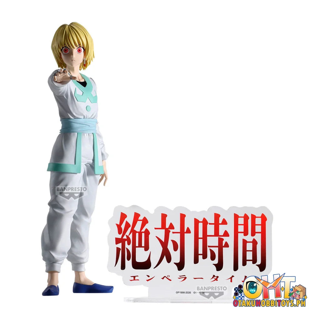 Banpresto Hunterxhunter Hunting Archives Curarpikt-emperor Time- Prize Figure