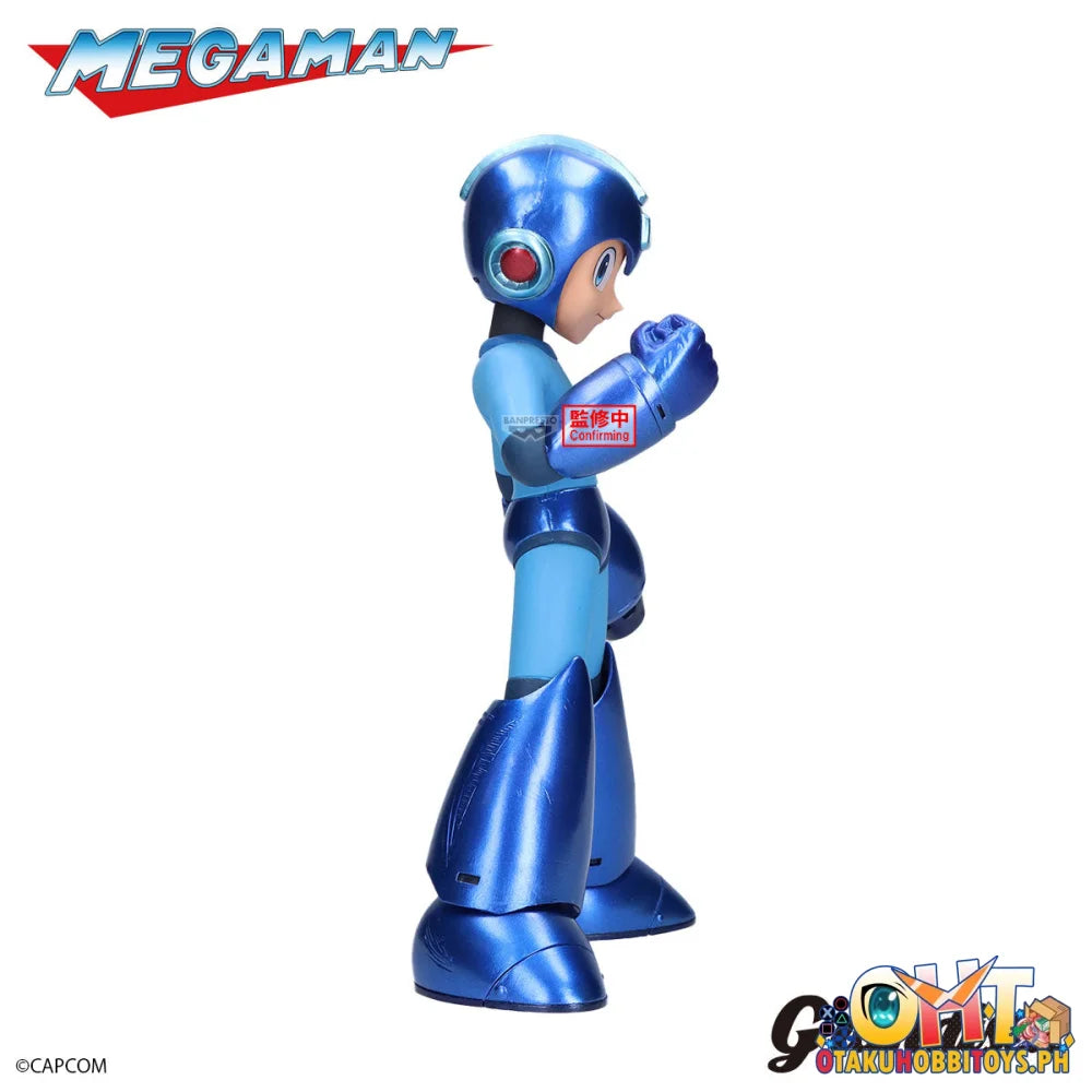Banpresto Mega Man Grandista-mega Man-metallic Color Ver. Prize Figure