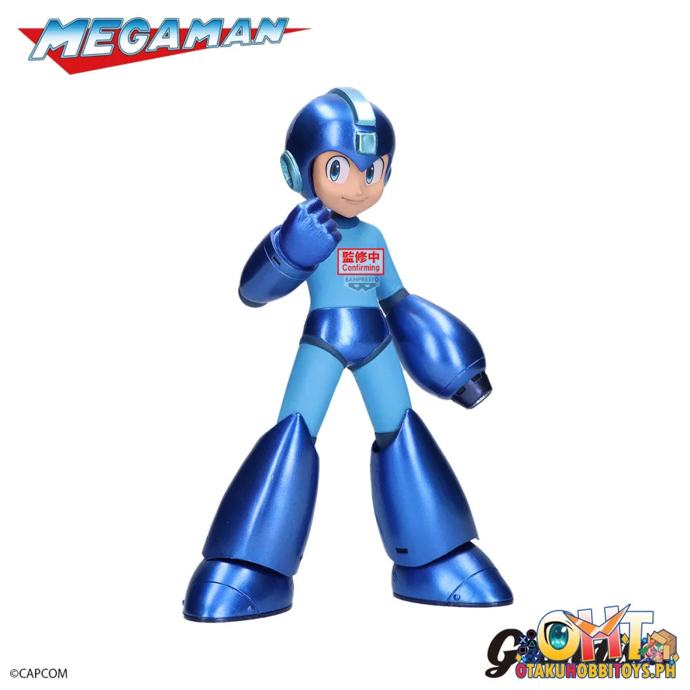Banpresto Mega Man Grandista-mega Man-metallic Color Ver. Prize Figure