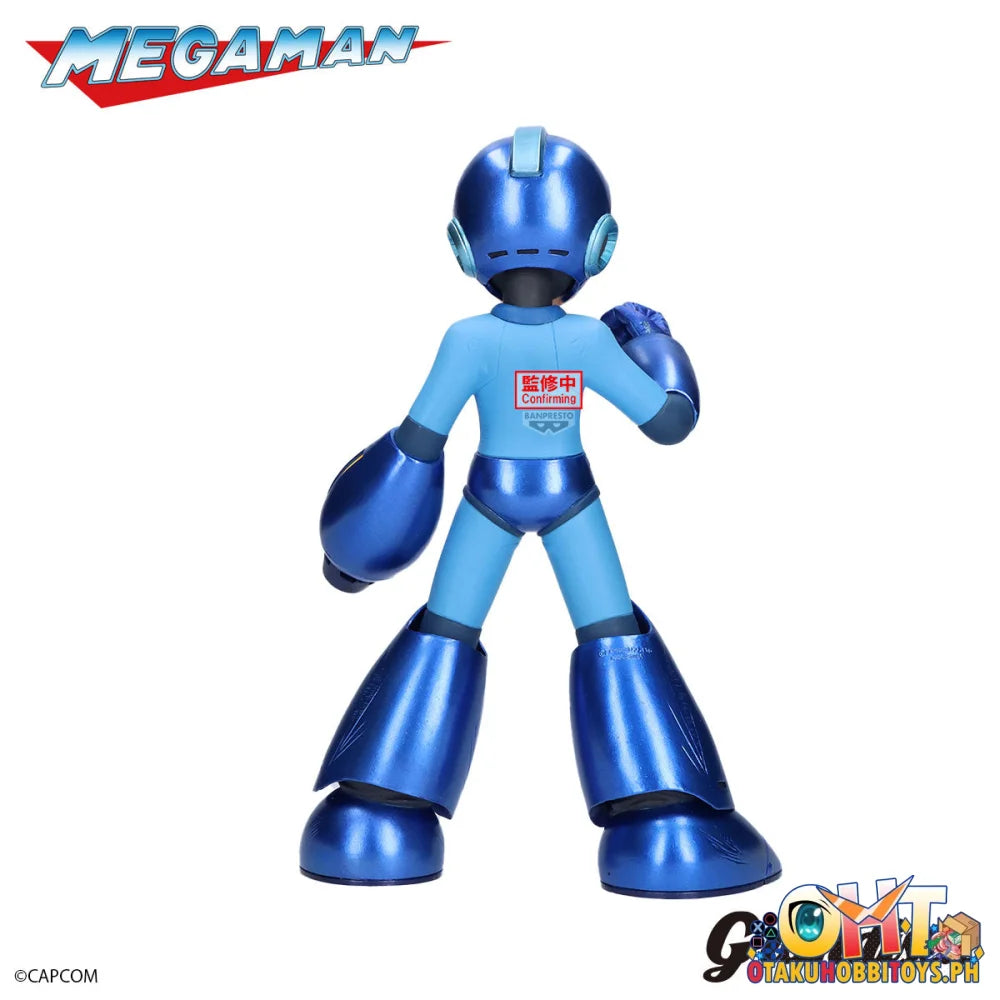 Banpresto Mega Man Grandista-mega Man-metallic Color Ver. Prize Figure