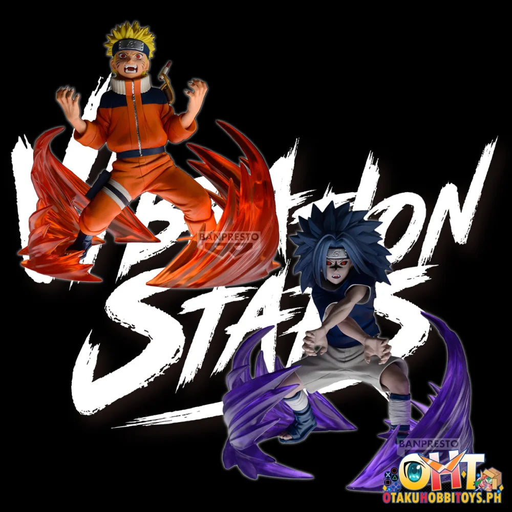 Banpresto naruto 72 Series 26&27 Vibration Stars naruto Uzumaki & Sasuke Uchiha (B:sasuke Uchiha) Prize Figure