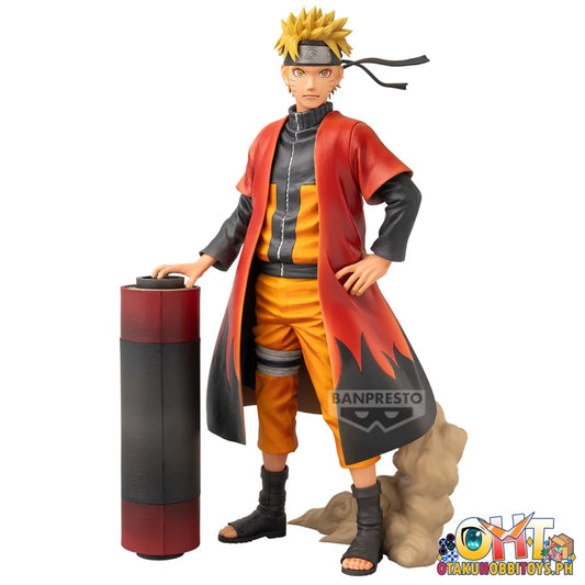 Banpresto NARUTO Shippuden Premium Master Stars Piece - Naruto Uzumaki (The Brush Color) [Overseas Limited] - Prize